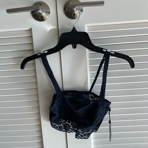 Gilly Hicks navy lace bralette